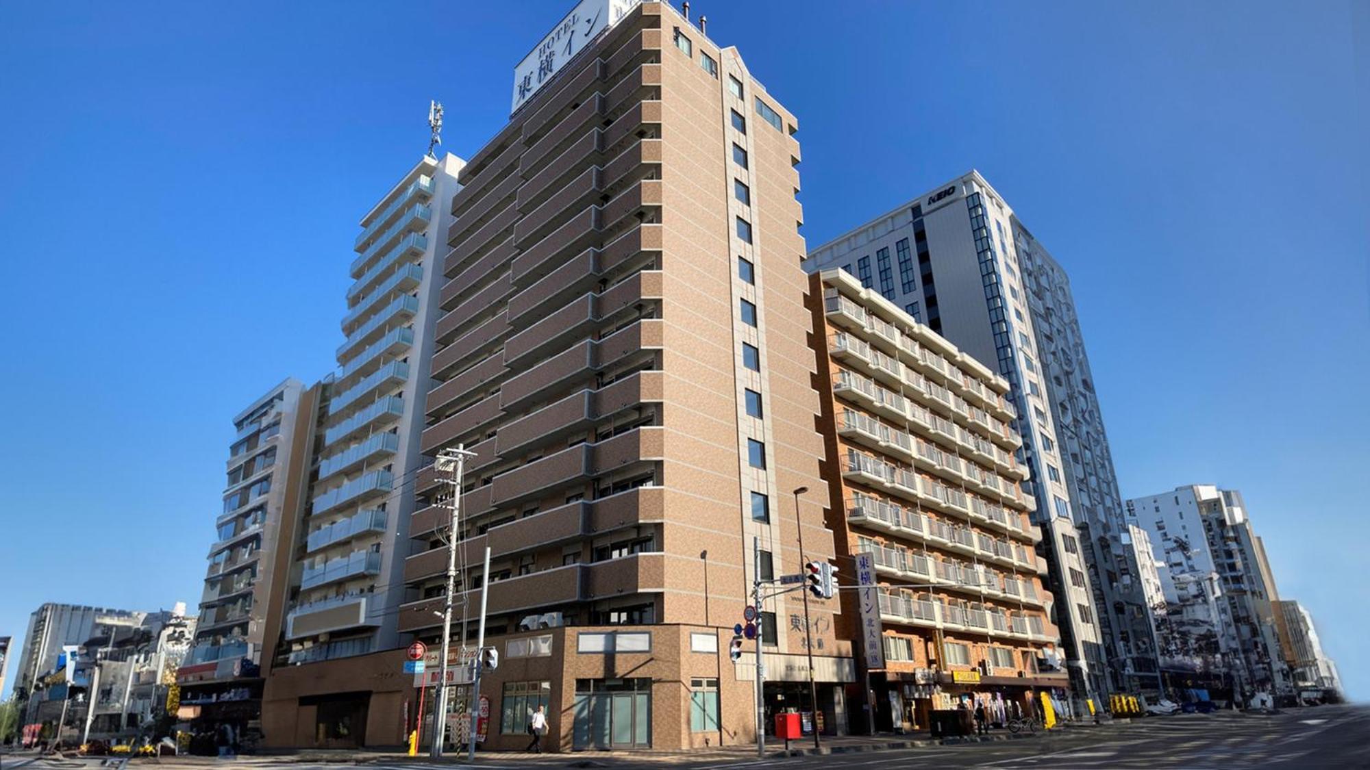Toyoko Inn Hokkaido Sapporo-Eki Nishi-Guchi Hokudai Mae Kültér fotó