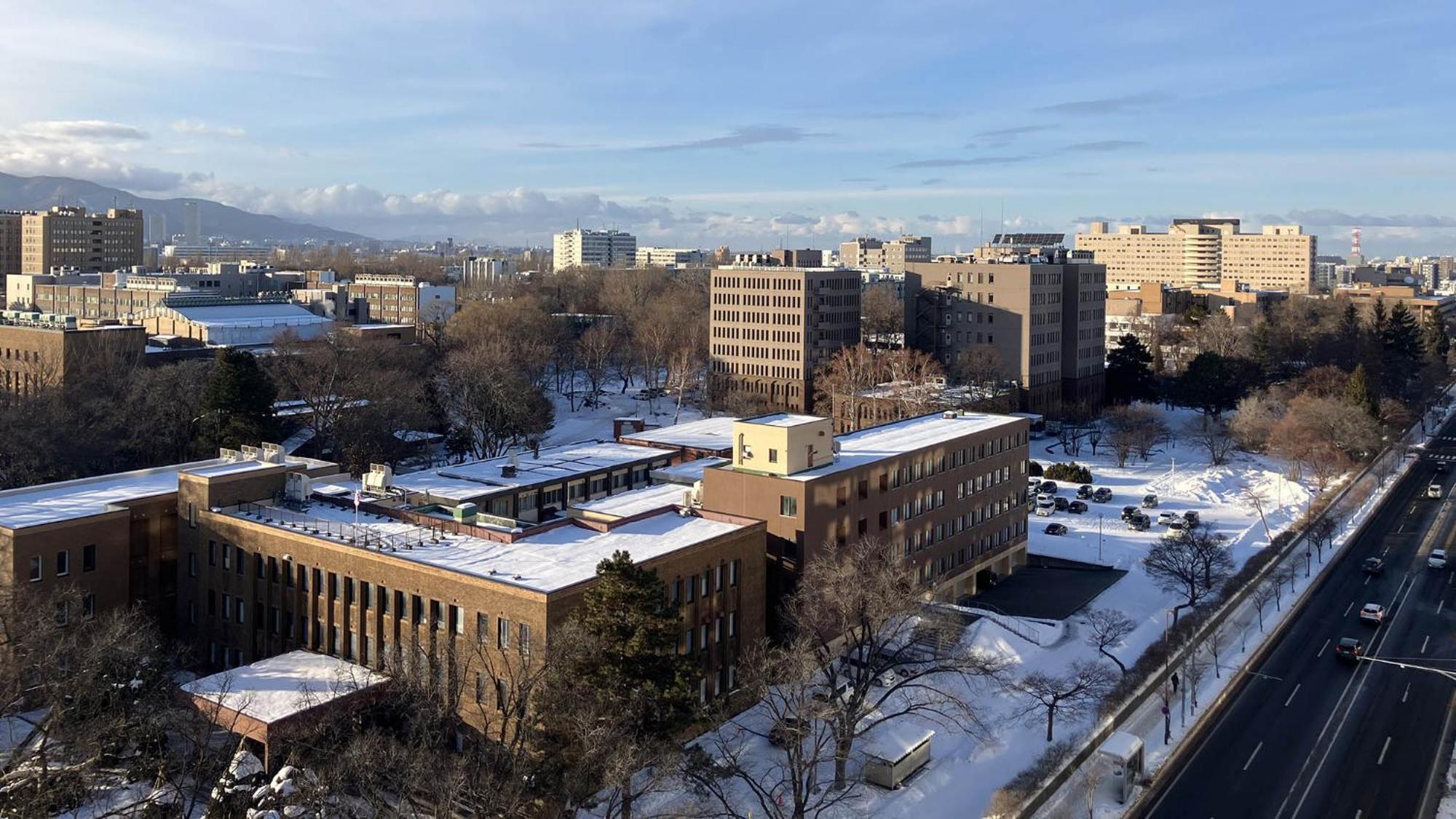 Toyoko Inn Hokkaido Sapporo-Eki Nishi-Guchi Hokudai Mae Kültér fotó